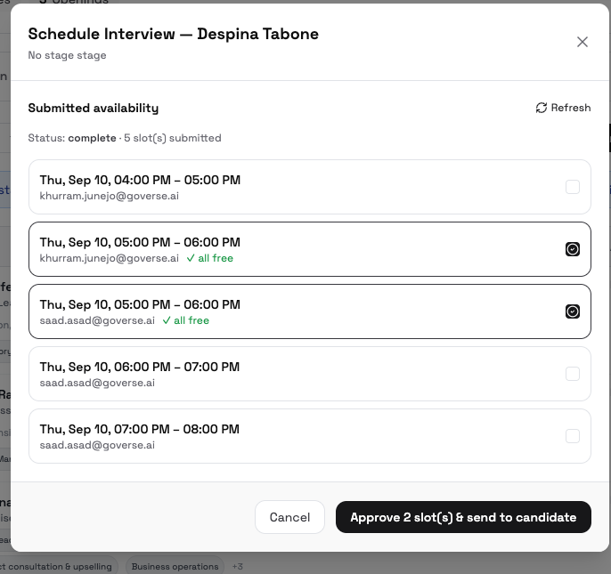 Interview Scheduling Without the Email Back-and-Forth